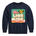 thumbnail image 1 of The Lion King - Retro Styled - Simba - Toddler & Youth Crewneck Fleece Sweatshirt, 1 of 5