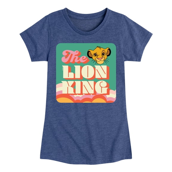 The Lion King - Retro Styled - Simba - Toddler & Youth Girls Short Sleeve Graphic T-Shirt