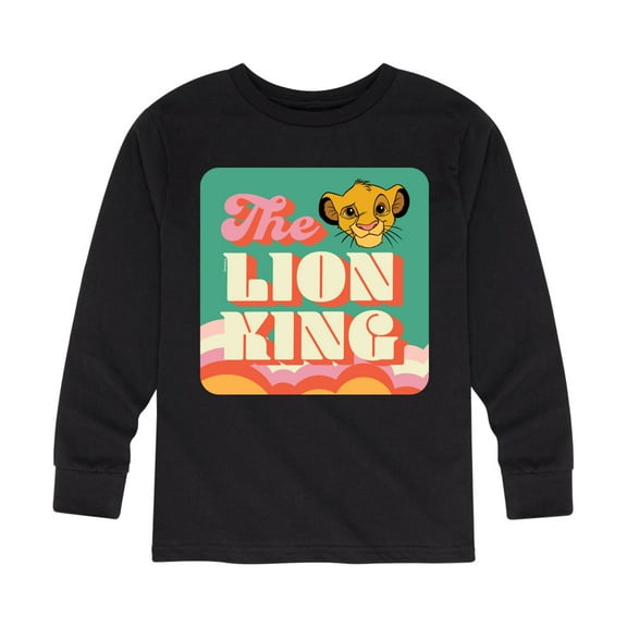 The Lion King - Retro Styled - Simba - Toddler & Youth Long Sleeve Graphic T-Shirt