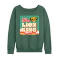 thumbnail image 1 of The Lion King - Retro Styled - Simba - Women's Lightweight French Terry Long Sleeve Shirt, 1 of 4