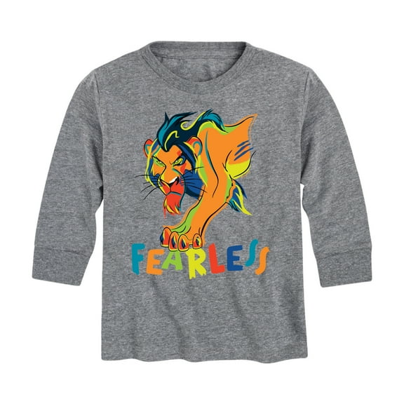The Lion King - Scar - Fearless - Toddler & Youth Long Sleeve Graphic T-Shirt