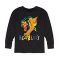 thumbnail image 1 of The Lion King - Scar - Fearless - Toddler & Youth Long Sleeve Graphic T-Shirt, 1 of 5