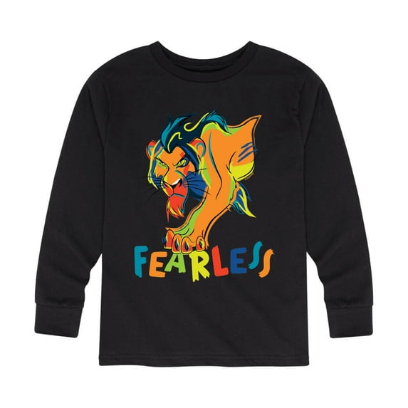 The Lion King - Scar - Fearless - Toddler & Youth Long Sleeve Graphic T-Shirt