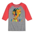 thumbnail image 1 of The Lion King - Scar - Fearless - Toddler & Youth Raglan Graphic T-Shirt, 1 of 6