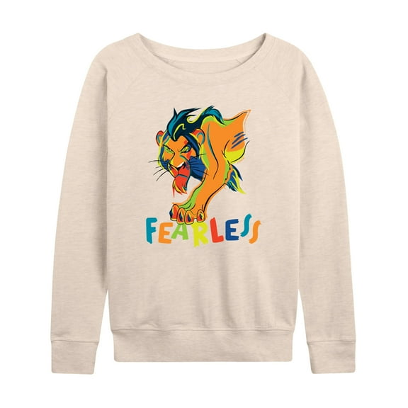 The Lion King - Scar - Fearless - Women's Lightweight French Terry Long Sleeve Shirt