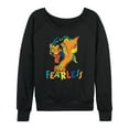 thumbnail image 1 of The Lion King - Scar - Fearless - Women's Lightweight French Terry Long Sleeve Shirt, 1 of 4