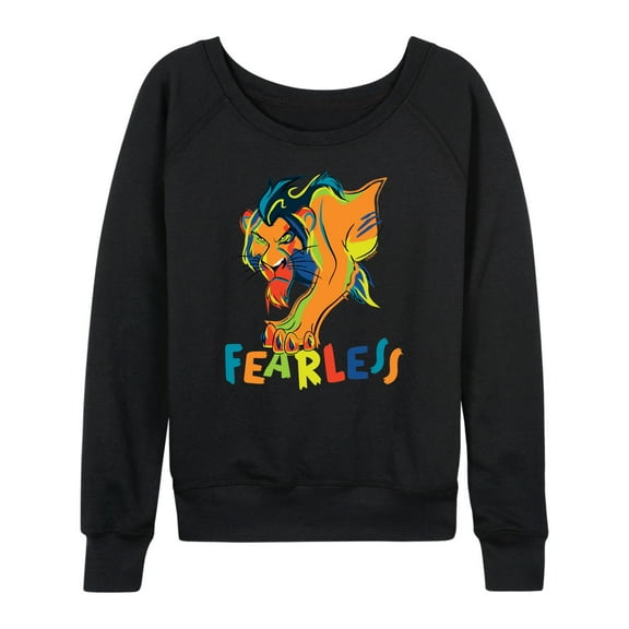 The Lion King - Scar - Fearless - Women's Lightweight French Terry Long Sleeve Shirt