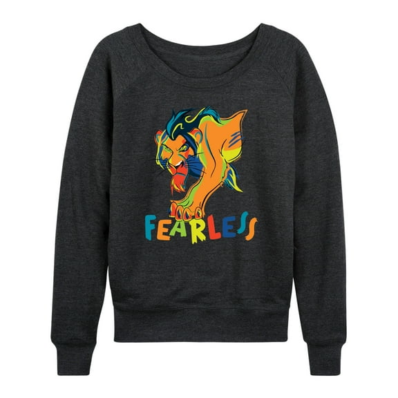 The Lion King - Scar - Fearless - Women's Lightweight French Terry Long Sleeve Shirt