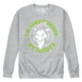 thumbnail image 1 of The Lion King - Scar - I'm Surrounded by Idiots - Men's Crew Neck Fleece Pullover, 1 of 4