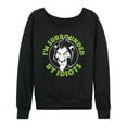 thumbnail image 1 of The Lion King - Scar - I'm Surrounded by Idiots - Women's Lightweight French Terry Long Sleeve Shirt, 1 of 4