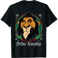 thumbnail image 1 of The Lion King Scar Snow Holiday Christmas DTG Print Unisex T-Shirt, 1 of 5