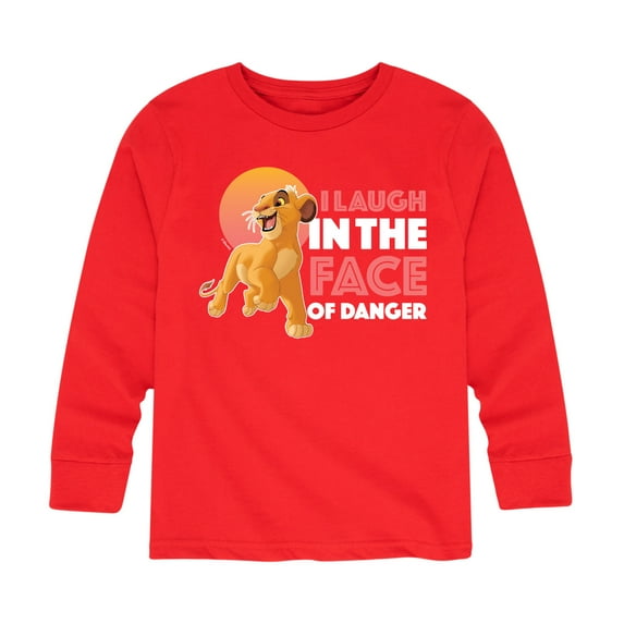 The Lion King - Simba - I Laugh in the Face of Danger - Toddler & Youth Long Sleeve Graphic T-Shirt