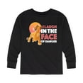 thumbnail image 1 of The Lion King - Simba - I Laugh in the Face of Danger - Toddler & Youth Long Sleeve Graphic T-Shirt, 1 of 5