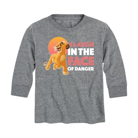 The Lion King - Simba - I Laugh in the Face of Danger - Toddler & Youth Long Sleeve Graphic T-Shirt