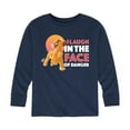thumbnail image 1 of The Lion King - Simba - I Laugh in the Face of Danger - Toddler & Youth Long Sleeve Graphic T-Shirt, 1 of 5