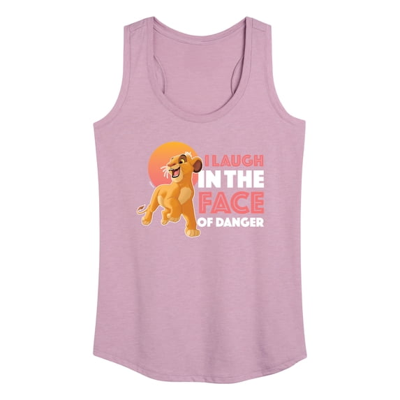 The Lion King - Simba - I Laugh in the Face of Danger - Women's Racerback Tank Top
