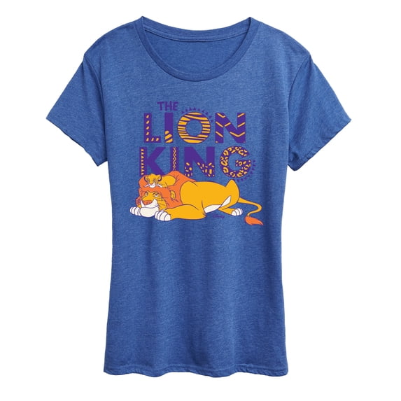 The Lion King - Simba & Mufasa - Women's Short Sleeve Graphic T-Shirt