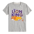thumbnail image 1 of The Lion King - Simba Mufasa - Youth Boys Short Sleeve Graphic T-Shirt, 1 of 4