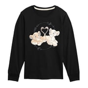 The Lion King - Simba Nala Heart - Toddler & Youth Long Sleeve Graphic T-Shirt