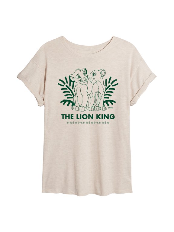 - Simba Nala - Juniors Oversized Graphic T-Shirt