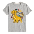 thumbnail image 1 of The Lion King - Simba Pattern Short Sleeve Graphic T-Shirt, 1 of 4