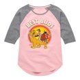 thumbnail image 1 of The Lion King - Simba, Pumbaa, & Timon Best Buds - Toddler & Youth Girls Raglan Graphic T-Shirt, 1 of 5
