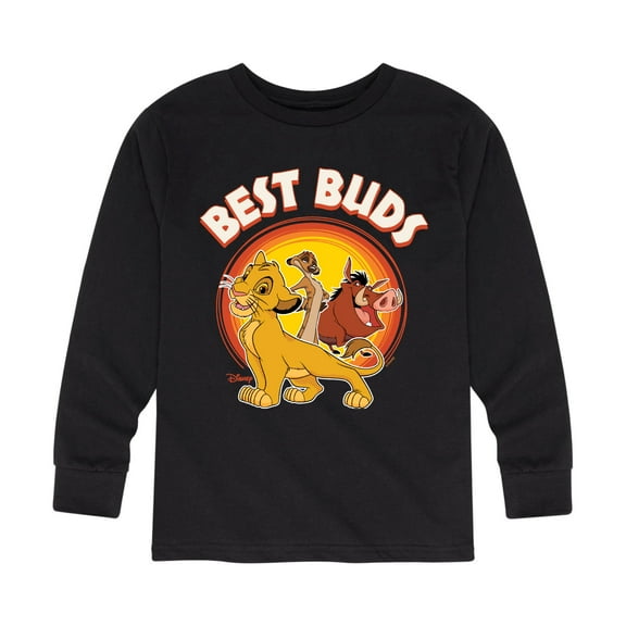The Lion King - Simba, Pumbaa, & Timon Best Buds - Toddler & Youth Long Sleeve Graphic T-Shirt