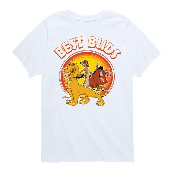 The Lion King - Simba, Pumbaa, & Timon Best Buds - Toddler & Youth Short Sleeve Graphic T-Shirt