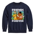 thumbnail image 1 of The Lion King - Simba Pumbaa, & Timon - Best Friends - Toddler & Youth Crewneck Fleece Sweatshirt, 1 of 5