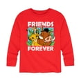 thumbnail image 1 of The Lion King - Simba Pumbaa, & Timon - Best Friends - Toddler & Youth Long Sleeve Graphic T-Shirt, 1 of 5
