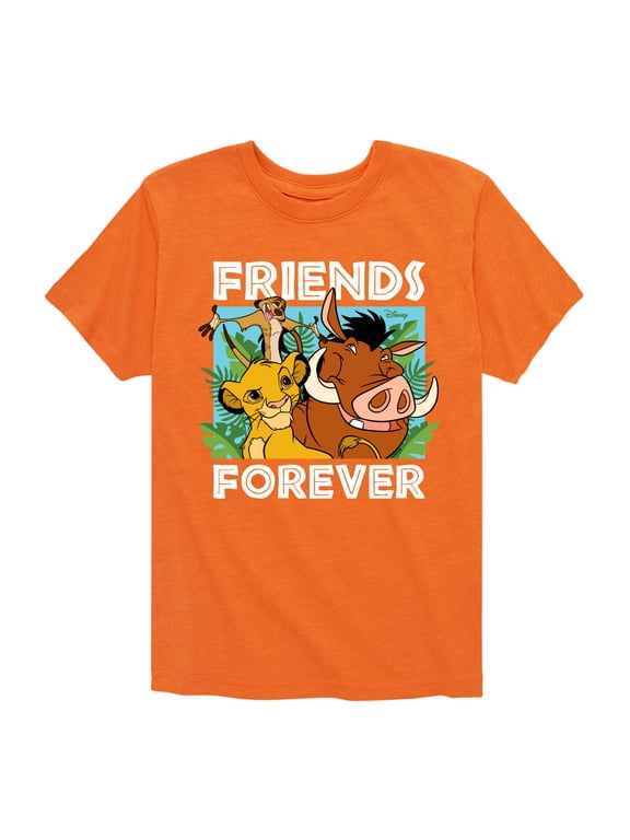 - Simba Pumbaa, & Timon Boys' Short Sleeve Graphic T-Shirt