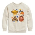 thumbnail image 1 of The Lion King - Simba, Pumbaa, Timon, & Zazu - Toddler & Youth Crewneck Fleece Sweatshirt, 1 of 5