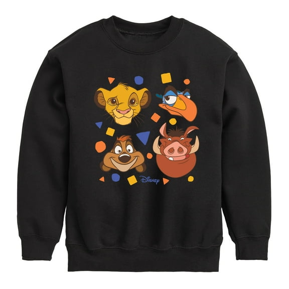 The Lion King - Simba, Pumbaa, Timon, & Zazu - Toddler & Youth Crewneck Fleece Sweatshirt