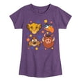 thumbnail image 1 of The Lion King - Simba, Pumbaa, Timon, & Zazu - Toddler & Youth Girls Short Sleeve Graphic T-Shirt, 1 of 5