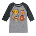 thumbnail image 1 of The Lion King - Simba, Pumbaa, Timon, & Zazu - Toddler & Youth Raglan Graphic T-Shirt, 1 of 4