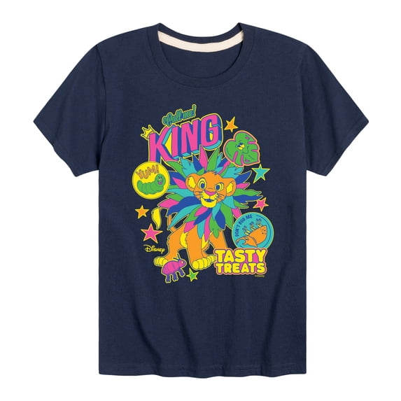 The Lion King - Simba Stickers Short Sleeve Graphic T-Shirt