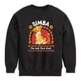 thumbnail image 1 of The Lion King - Simba - The One True King - Toddler & Youth Crewneck Fleece Sweatshirt, 1 of 5