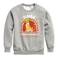 thumbnail image 1 of The Lion King - Simba - The One True King - Toddler & Youth Crewneck Fleece Sweatshirt, 1 of 5