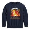 thumbnail image 1 of The Lion King - Simba - The One True King - Toddler & Youth Crewneck Fleece Sweatshirt, 1 of 5