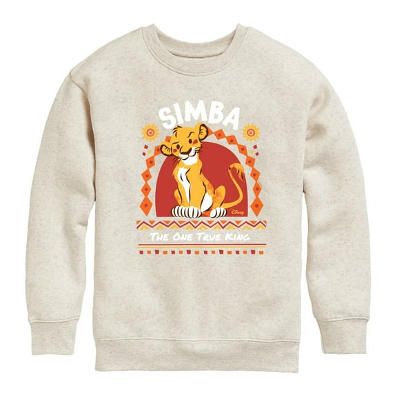 The Lion King - Simba - The One True King - Toddler & Youth Crewneck Fleece Sweatshirt