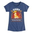 thumbnail image 1 of The Lion King - Simba - The One True King - Toddler & Youth Girls Short Sleeve Graphic T-Shirt, 1 of 5