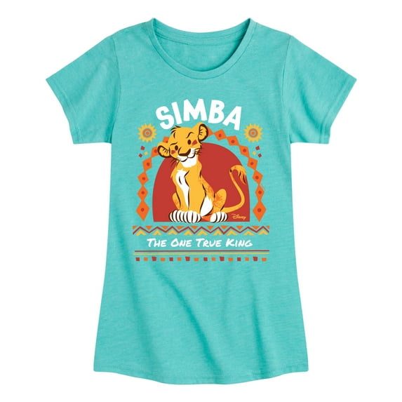 The Lion King - Simba - The One True King - Toddler & Youth Girls Short Sleeve Graphic T-Shirt