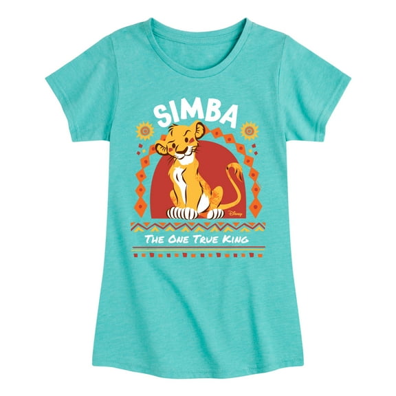The Lion King - Simba - The One True King - Toddler & Youth Girls Short Sleeve Graphic T-Shirt