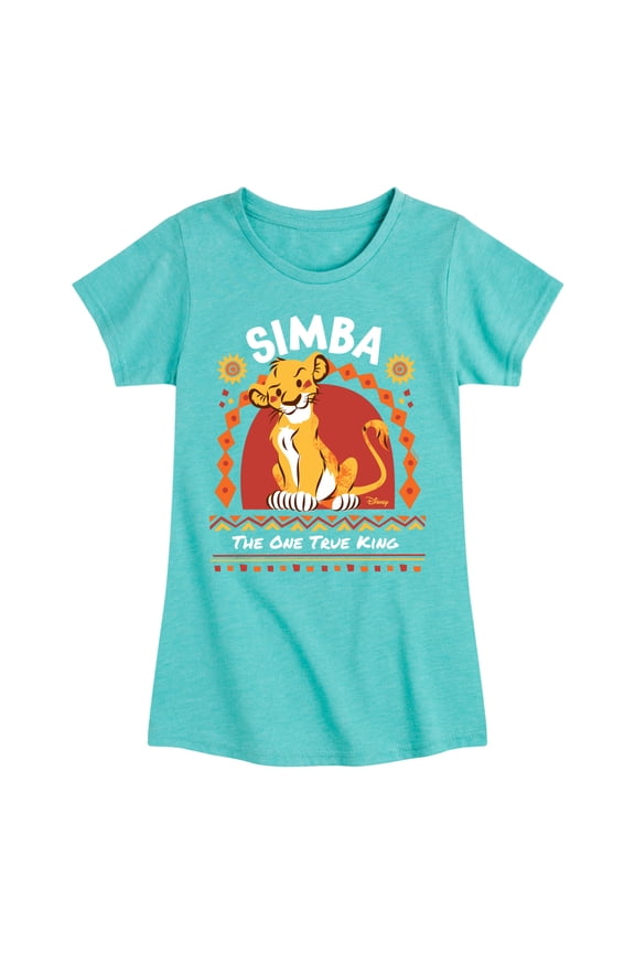 The Lion King - Simba - The One True King - Toddler & Youth Girls Short Sleeve Graphic T-Shirt