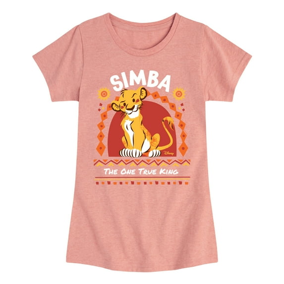 The Lion King - Simba - The One True King - Toddler & Youth Girls Short Sleeve Graphic T-Shirt