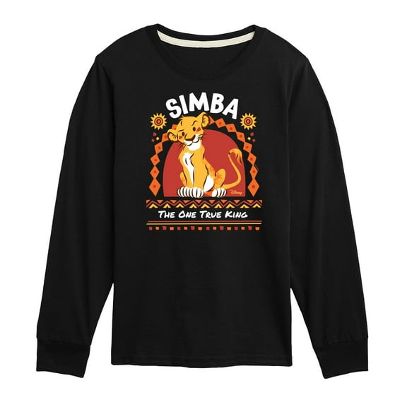 The Lion King - Simba - The One True King - Toddler & Youth Long Sleeve Graphic T-Shirt