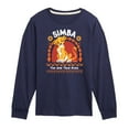 thumbnail image 1 of The Lion King - Simba - The One True King - Toddler & Youth Long Sleeve Graphic T-Shirt, 1 of 5