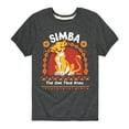 thumbnail image 1 of The Lion King - Simba - The One True King - Toddler & Youth Short Sleeve Graphic T-Shirt, 1 of 5