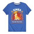 thumbnail image 1 of The Lion King - Simba - The One True King - Toddler & Youth Short Sleeve Graphic T-Shirt, 1 of 5