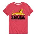 thumbnail image 1 of The Lion King - Simba - Youth Short Sleeve Graphic T-Shirt, 1 of 5